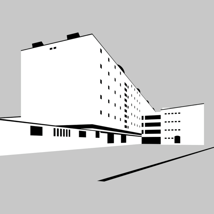 Architectural diagram of new engineering building